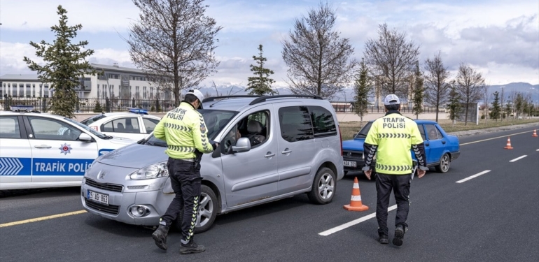 Erzurum’da Ramazan Bayramı Trafik Denetimleri
